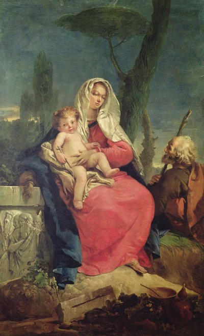 The Rest on the Flight into Egypt by Giovanni Battista Tiepolo